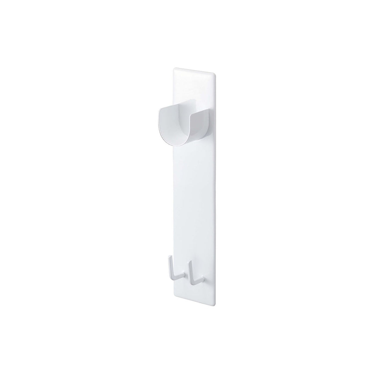 Yamazaki Tower Magnetic Bathroom Pole Holders Set of 2, Set of 2 Magnetic Holders That Carry Your Own Drying Pole up to 3.5 cm Across on a Steel Bathroom Wall for Extra Indoor Drying Space, Holds 6 kg, 6 x 3.5 x 23 cm each and 960 g, White or Black