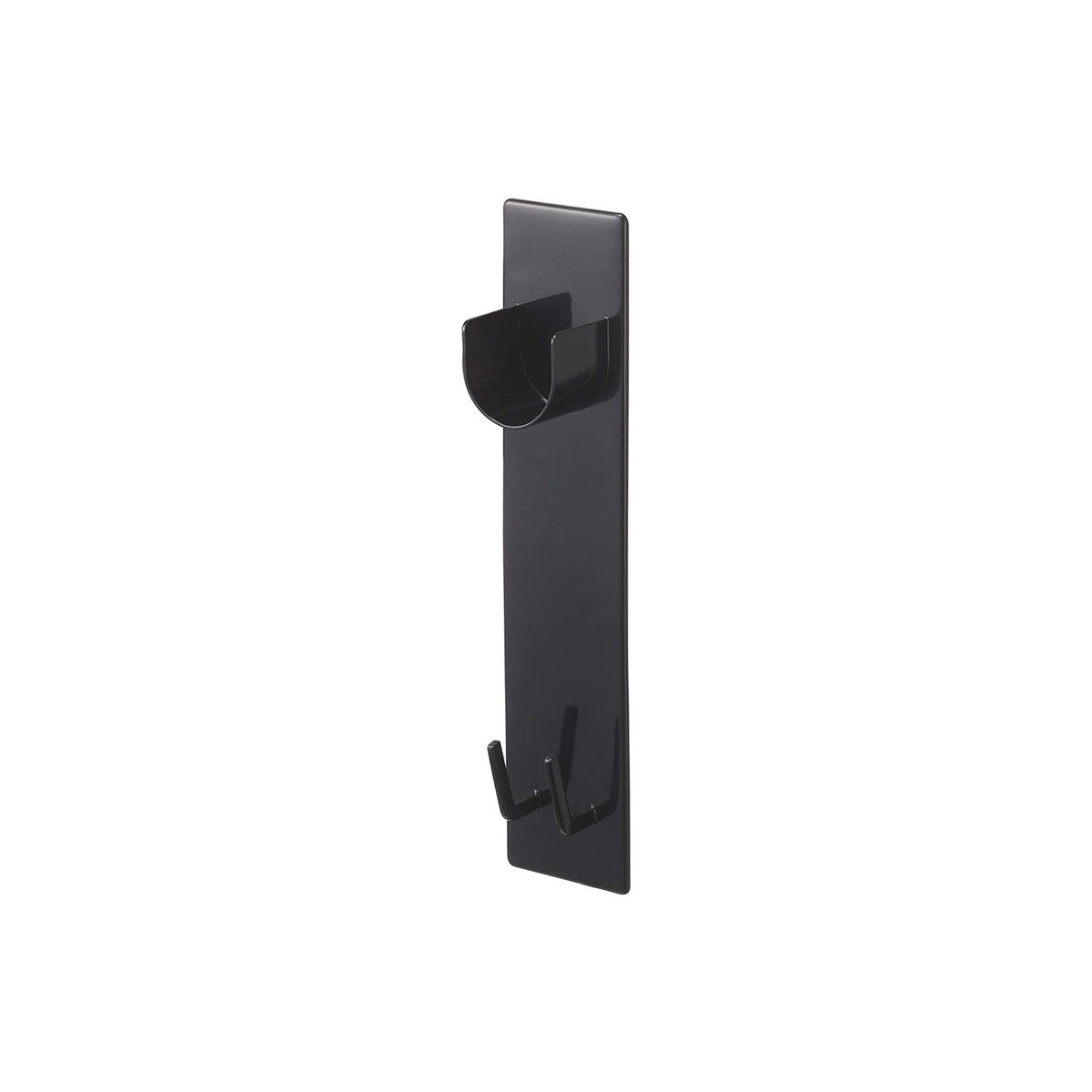 Yamazaki Tower Magnetic Bathroom Pole Holders Set of 2, Set of 2 Magnetic Holders That Carry Your Own Drying Pole up to 3.5 cm Across on a Steel Bathroom Wall for Extra Indoor Drying Space, Holds 6 kg, 6 x 3.5 x 23 cm each and 960 g, White or Black