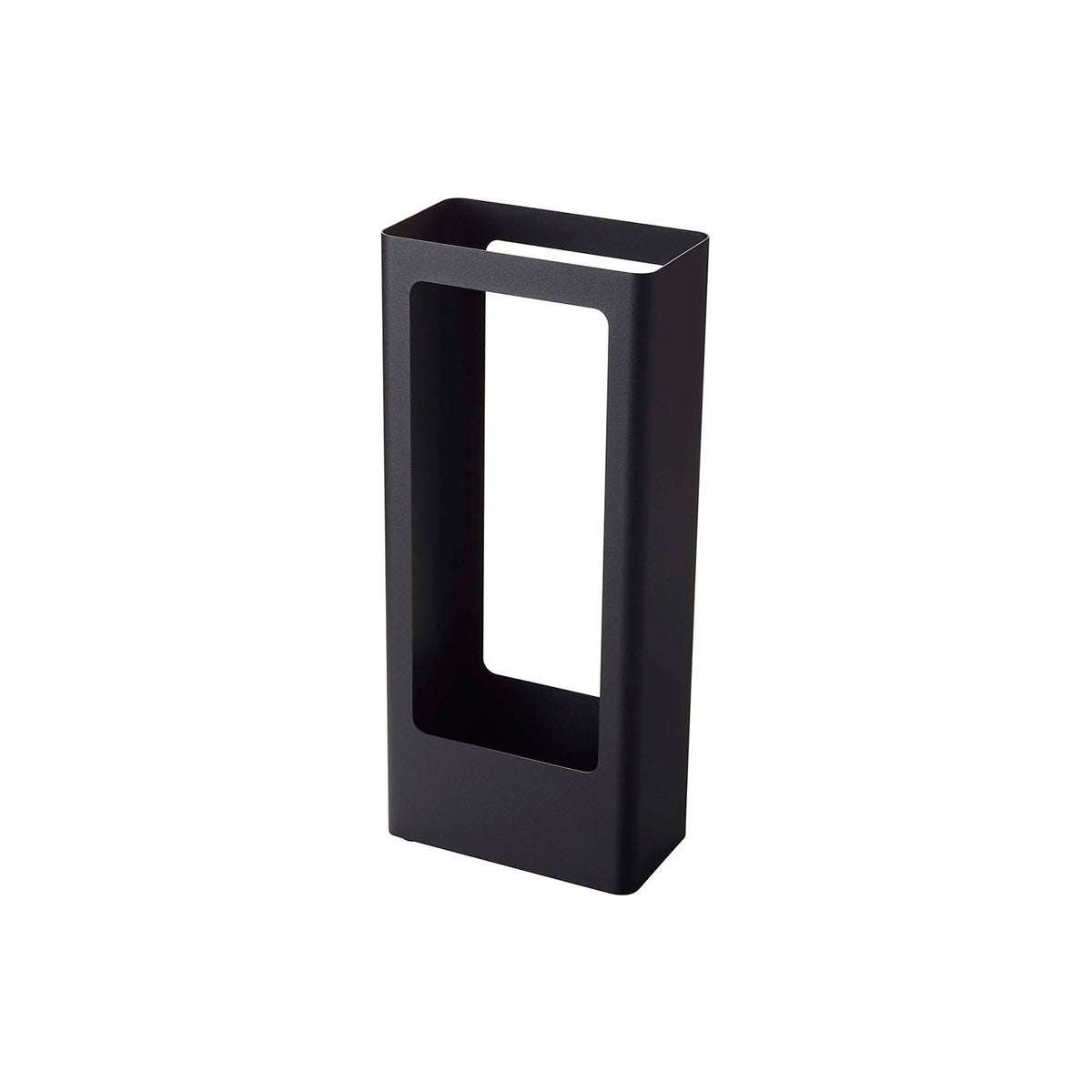 Yamazaki Tower Slim Umbrella Stand, Slim 50 cm Steel Umbrella Stand That Stays Steady for Eight Umbrellas and Has a Removable Water Tray for Easy Care, 12 cm Deep, 22 x 12 x 50 cm and 2200 g, White or Black