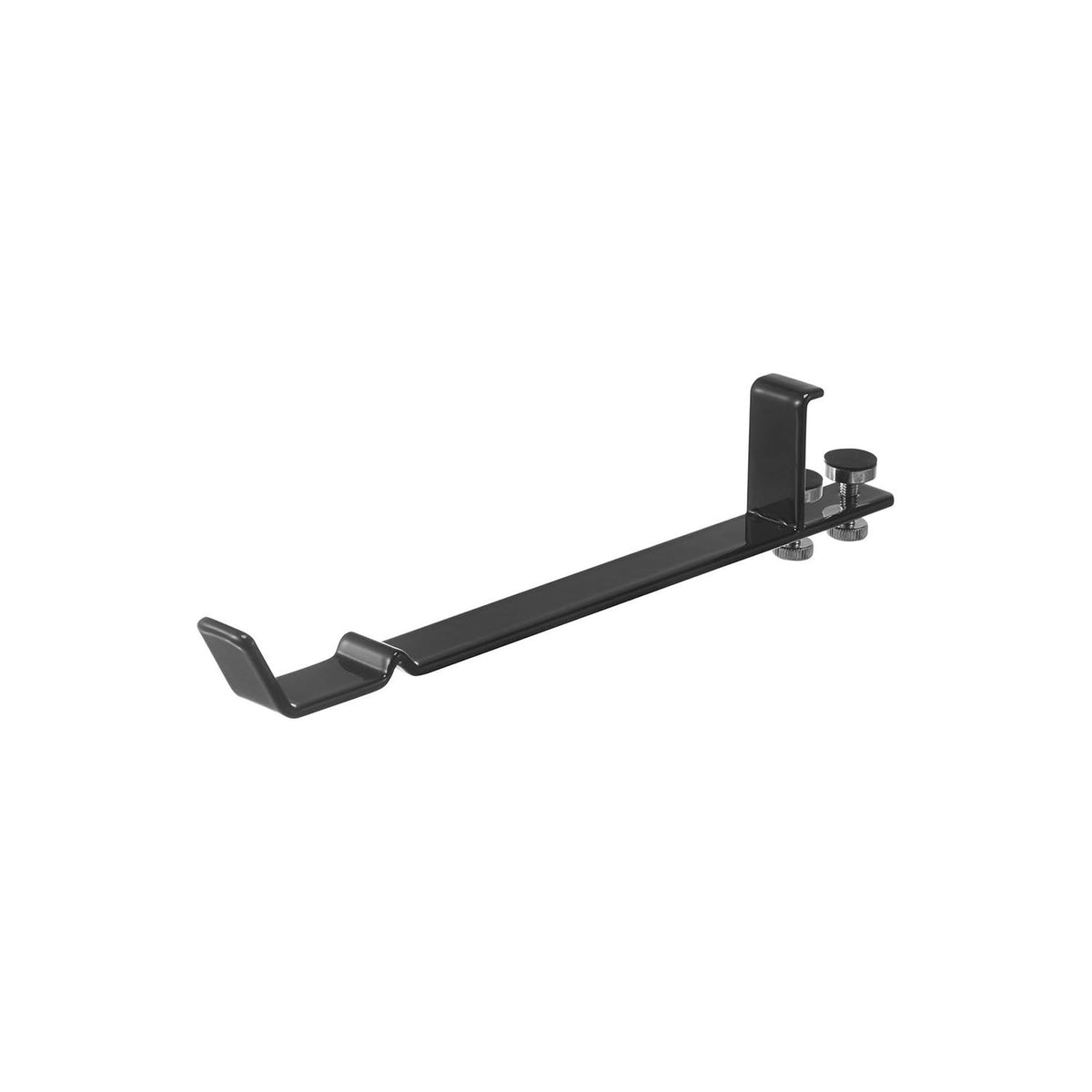 Yamazaki Tower Indoor Laundry Drying Hanger for Frames, Hanger That Hooks Over a Bathroom Door or Living Room Lintel to Make Indoor Drying Space, Two Adjusting Screws Fix It, Two of Them Hold a Pole, Holds 2 kg, 2 x 24 x 4.2 cm and 160 g, White or Black