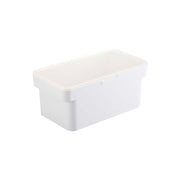 Yamazaki Tower Airtight Rice Bran Pickling Case 3 L with Water Absorber, 3 L Rice Bran Pickling Case With a Clear Sealed Lid and a Corner Water Absorber That Keeps the Bed Firm, Heat Safe to 60 C, 28 x 16.5 x 12.2 cm and 580 g, White or Black