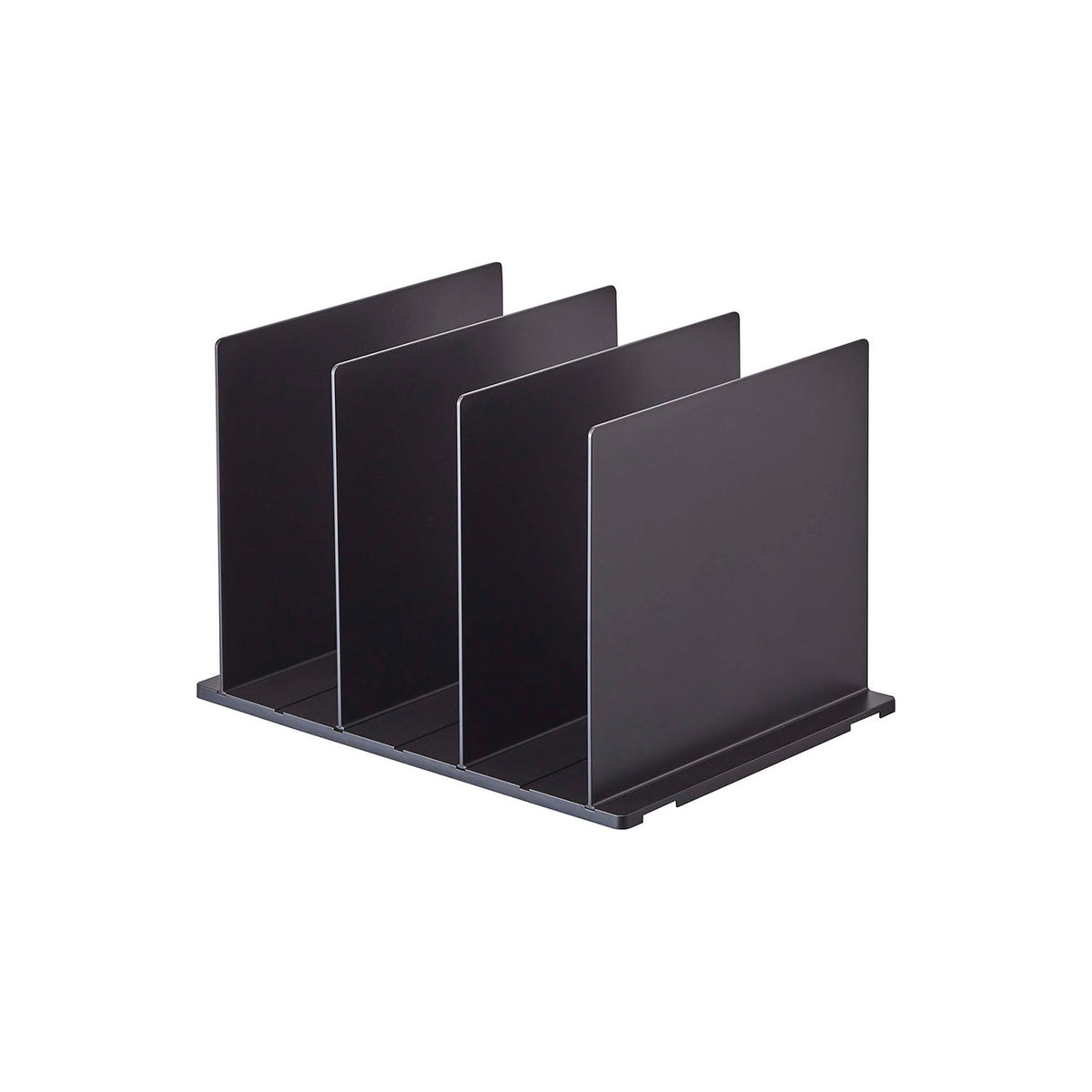 Yamazaki Smart Bag Storage Stands, Set of 2, Two Stands with Movable Dividers that Hold Bags Upright on a Shelf, Set of 2, 31.8 x 24 x 21 cm and 1800 g, White or Black