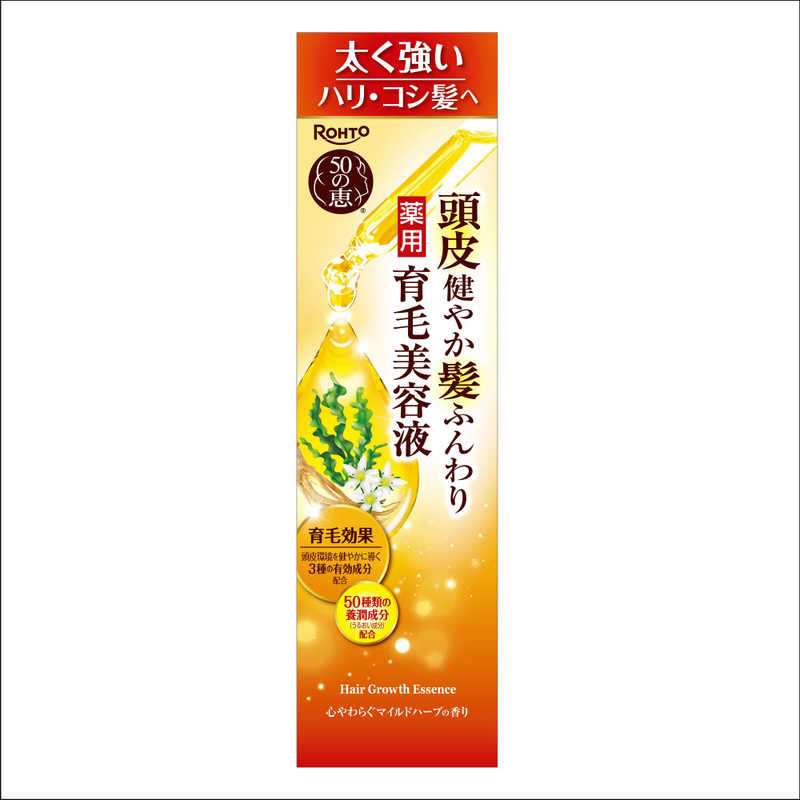 50-Megumi Medicated Hair-Growth Essence — Women's Scalp Spray