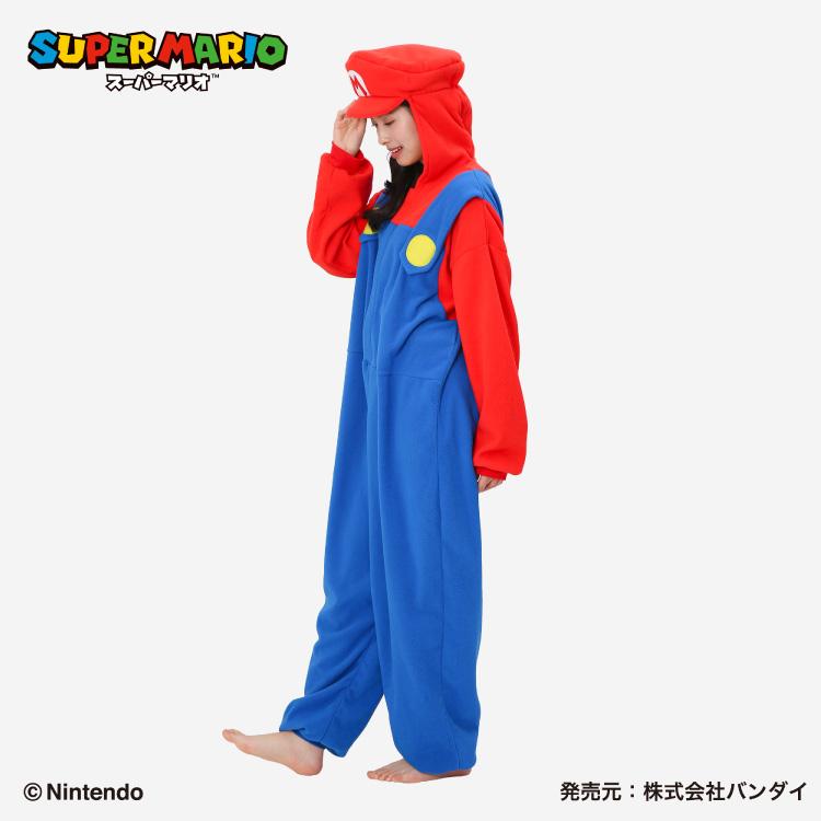 Nintendo Super Mario Mario Fleece Kigurumi, Adult Size M