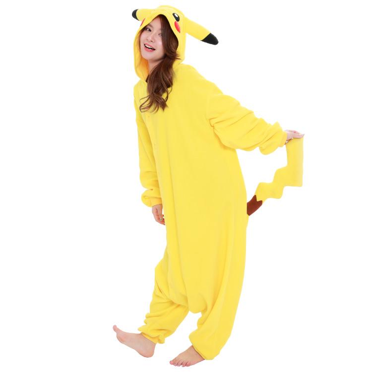 Pokemon Pikachu Fleece Kigurumi, Adult Size M