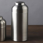 GraSUS Coffee Canister Large 720 mL, Stainless 720 mL Canister That Blocks Light and Seals Tightly to Keep Coffee Fresh Longer, Smooth Lid Joint Is Easy to Clean, Dishwasher Safe, Made in Japan, 7.9 x 7.9 x 18.2 cm and 225 g, Stainless
