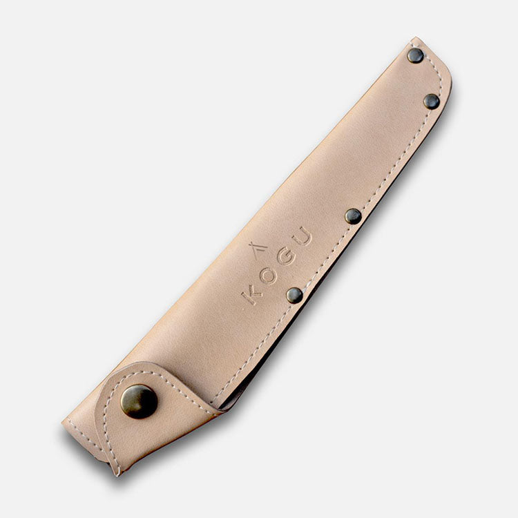 GraSUS Hot Sandwich Knife Cover, Button-Closure Cover for the Hot Sandwich Knife That Stops the Blade Slipping Out, 4.5 x 18.8 x 2 cm, 12 g, Made in Japan, 4.5 x 18.8 x 2 cm and 12 g, Tan