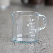 GraSUS Shatter-Resistant Coffee Server Smart 300 mL, Clear Coffee Server That Looks Like Glass but Is Light and Hard to Break, Volume Marks and a No-Drip Spout, 300 mL, Dishwasher Safe, Made in Japan in Tsubame-Sanjo, 12.8 x 8.5 x 9 cm and 90 g, Clear