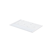 Yamazaki Tower Roll-Up Over-Sink Drying Rack with Silicone Tray, S, Roll-Up Steel Sink Rack with a 220 C Silicone Tray for Picks and Small Items, Holds 4 kg, 42 x 26 x 0.8 cm and 580 g, White or Black