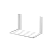 Yamazaki Tower Magnetic Washer Folding Shelf, Folding Shelf That Sticks to a Steel Washing Machine by Magnet for a Bath Towel and Fresh Clothes, Folds to 4 cm, Holds 1.5 kg, 41 x 27 x 25.5 cm and 1200 g, White or Black
