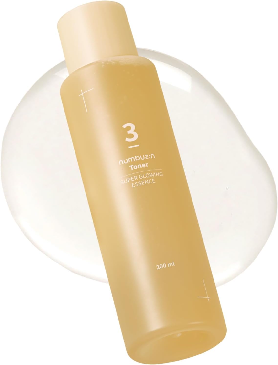 numbuzin No.3 Super Glowing Essence Toner, Fermented Essential Toner with 50 Fermentation Ingredients, 200 mL