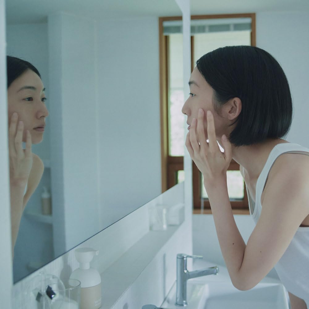Miyoshi Primal Soap Face, Additive-Free Foaming Face Wash Made of 100 Percent Pure Soap, Fragrance-Free, Preservative-Free and Free of Synthetic Colorants, 200 mL Pump Bottle
