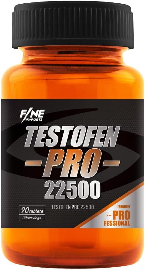 Testofen Pro 22500 Domestic Body Makeup Supplement, Fenugreek Seeds, Testosterone, Astrazine, 90 Tablets, 30 Day Supply