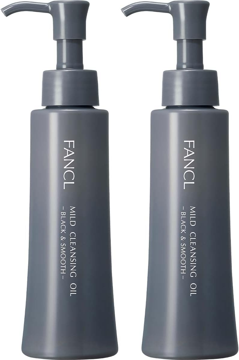 FANCL Black&Smooth Cleansing Oil — Keratin-Plug Crush Technology