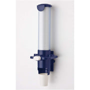 Sunnap Cup Pon Wall Cup Dispenser, Magnet or Screw Mount Holder for 150 ml Paper Cups, 14 x 44 cm and 650 g, Holds Up To 60 Cups, Blue
