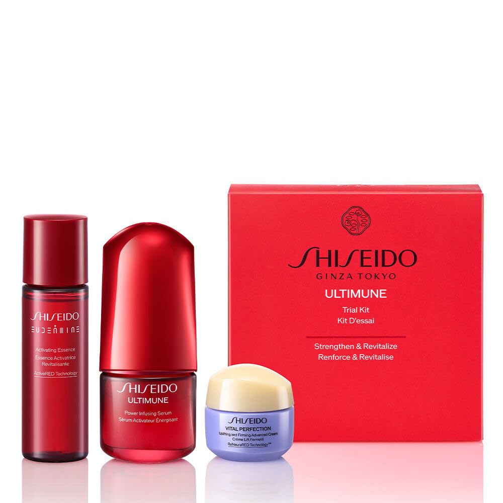 SHISEIDO Alti-Mune Essential Kit — Remove‑Recharge‑Renew 3‑Step Hydration