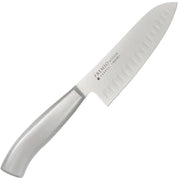 Yaxell Premio Modern Santoku — Silicone-Coated Blade