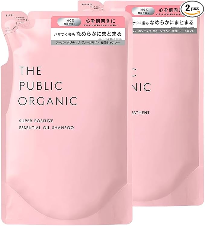 The Public Organic Super Shiny Set — Refill‑pouch Eco‑Friendly
