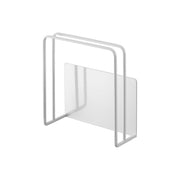 Yamazaki Tower Magnetic Cutting Board Stand, Stand That Sticks to a Refrigerator Side or Steel Kitchen Panel by Strong Magnet, Holds 2 kg, 13.5 x 5.5 x 14 cm and 300 g, White or Black