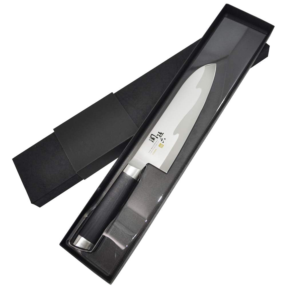 KAI Seki Magoroku 15000ST Brazed-Contrast Santoku Knife 165 mm (AE5300)