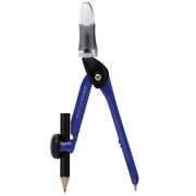 Sonic Kurunpass Pencil Compass with Twist Cap and Short Safety Needle, Centre-Mechanism Head, School Type SK-753-K Navy or SK-744-B Blue and Green, Case 160 x 50 x 25 mm