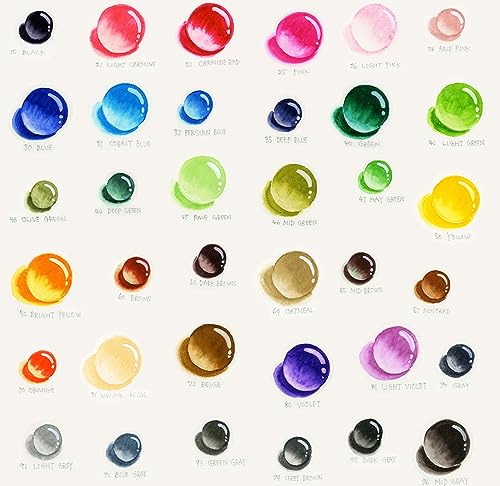 Kuretake ZIG Clean Color Real Brush — 36 Colors — Amazon Japan source image 6