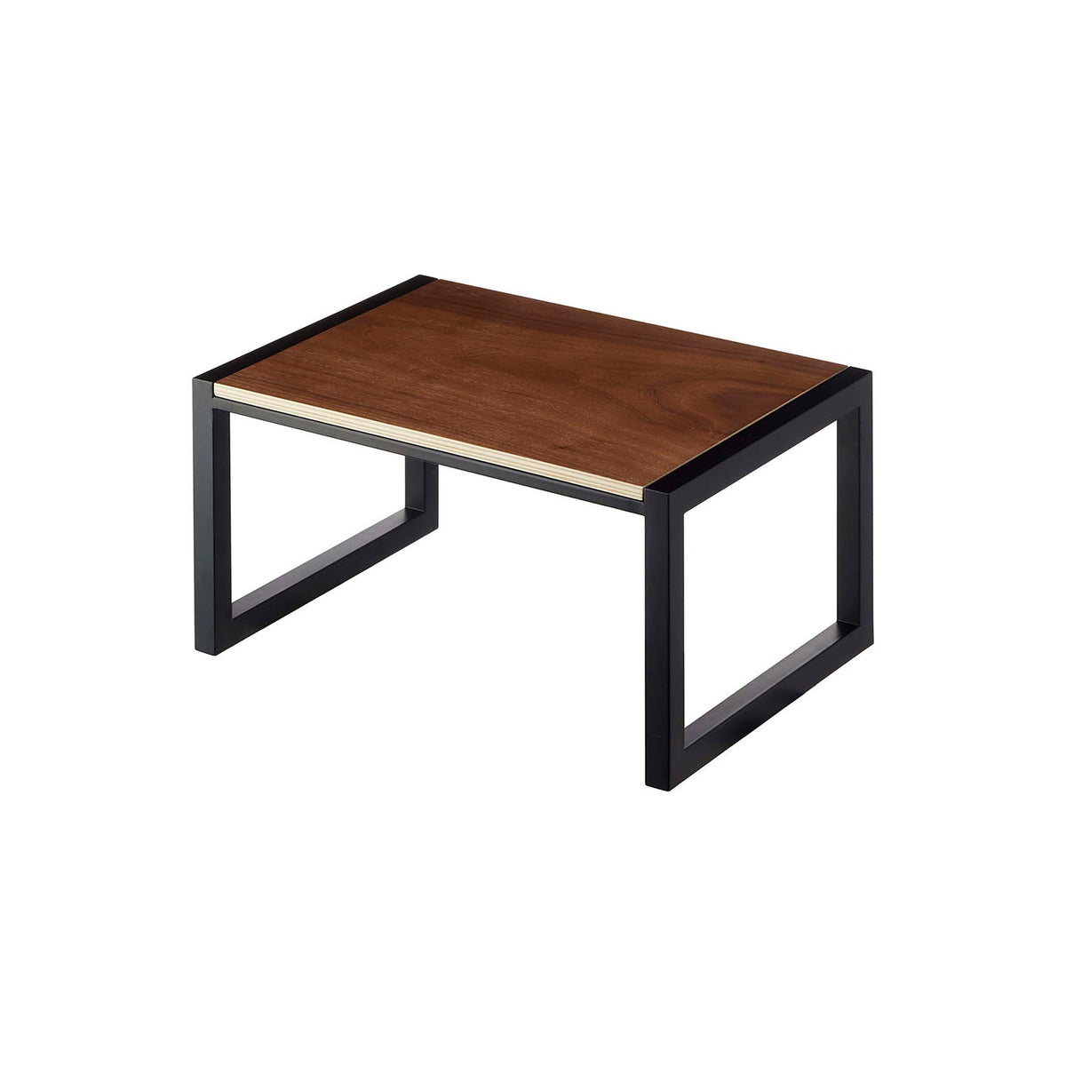 Yamazaki Tower Step Stool, Simple Step Stool With a Wood Top That Reaches High Kitchen Cabinets and Helps Children at the Basin, 20 cm Tall, Holds 100 kg, 40 x 28 x 20 cm and 1900 g, White or Black