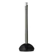 ZEBRA Desk Pen Floss BA65-GBK, 0.7 mm Oil-Based Ballpoint on a Glass Black Base, Pen 166.4 mm and 20.1 g, Base 53.9 mm Wide, Pack of 1, 3 or 10