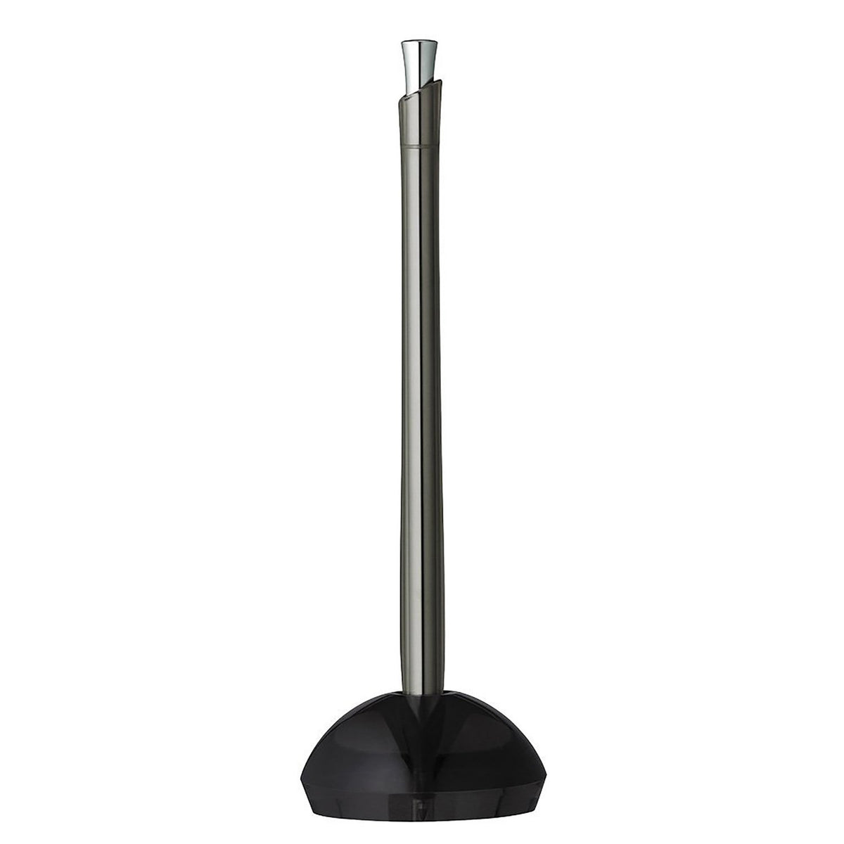 ZEBRA Desk Pen Floss BA65-GBK, 0.7 mm Oil-Based Ballpoint on a Glass Black Base, Pen 166.4 mm and 20.1 g, Base 53.9 mm Wide, Pack of 1, 3 or 10