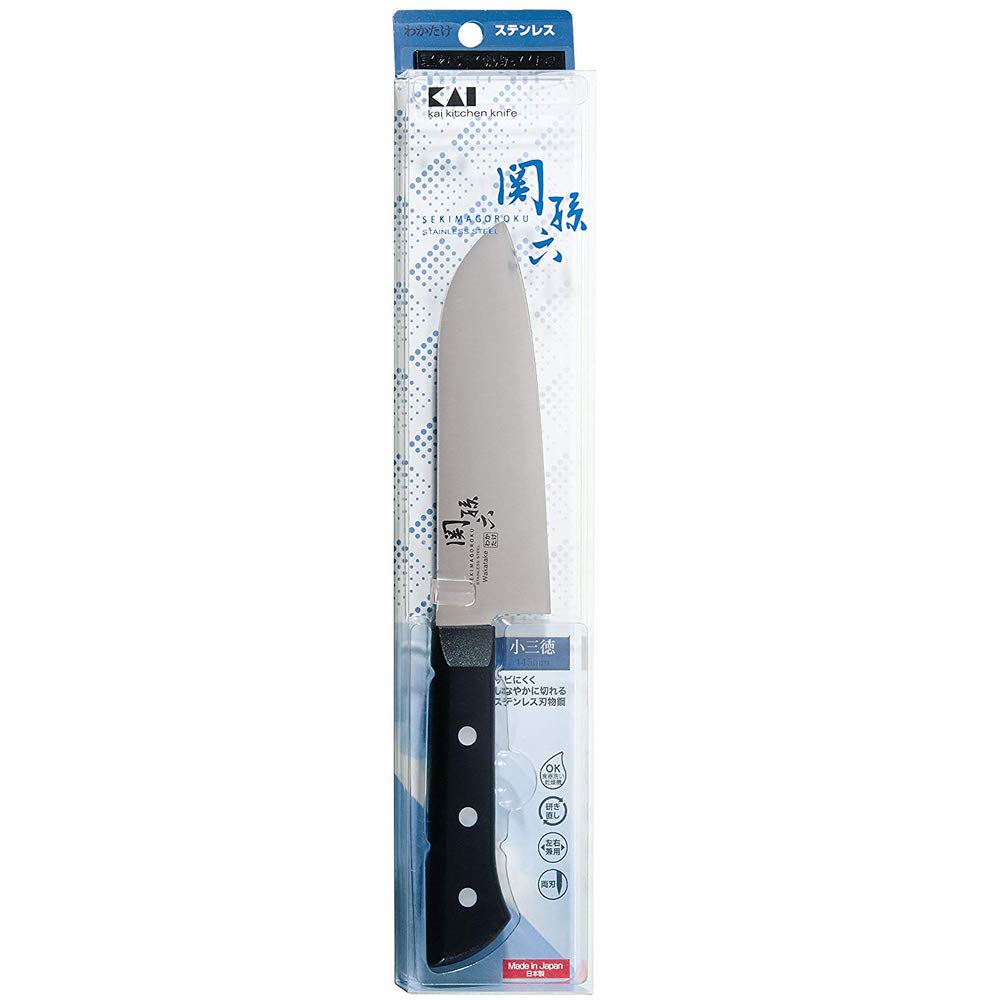 KAI Seki Magoroku Wakatake Small Santoku — 145 mm