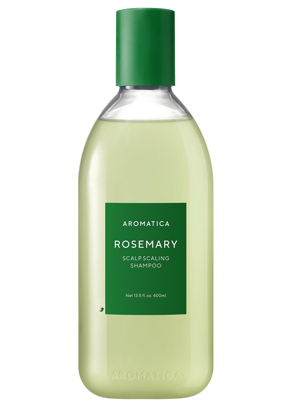 AROMATICA Rosemary Scalp Scaling Shampoo, Weakly Acidic Silicone-Free Sulfate-Free Vegan Scalp Cleanser, 400 mL