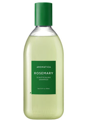 AROMATICA Rosemary Scalp Scaling Shampoo, Weakly Acidic Silicone-Free Sulfate-Free Vegan Scalp Cleanser, 400 mL