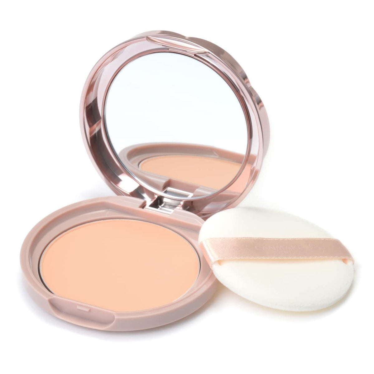 Canmake Marshmallow Finish Powder SPF50 PA+++, Soft Matte Pressed Face Powder with Puff and Mirror that Washes Off with Facial Cleanser, 10 g