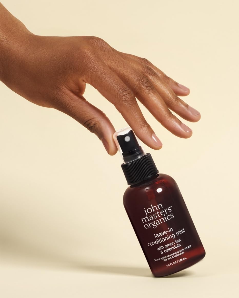 John Masters Organics Leave-In Conditioning Mist with Green Tea and Calendula, 125 mL