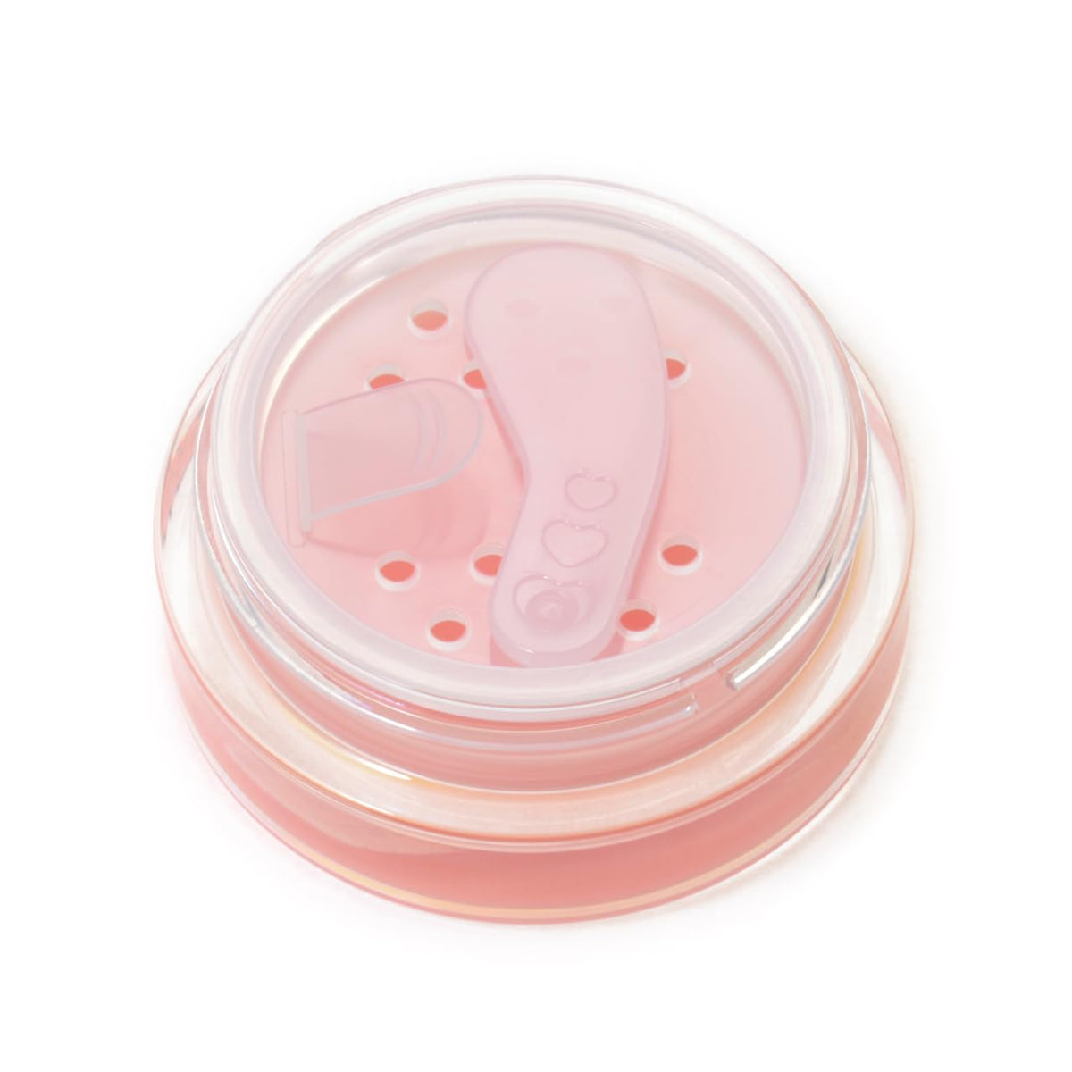 Canmake Mellow Dew Lip Mask, 01 Clear Pink, Overnight Intensive Moisturizing Lip Care, 4 g Jar with Spatula