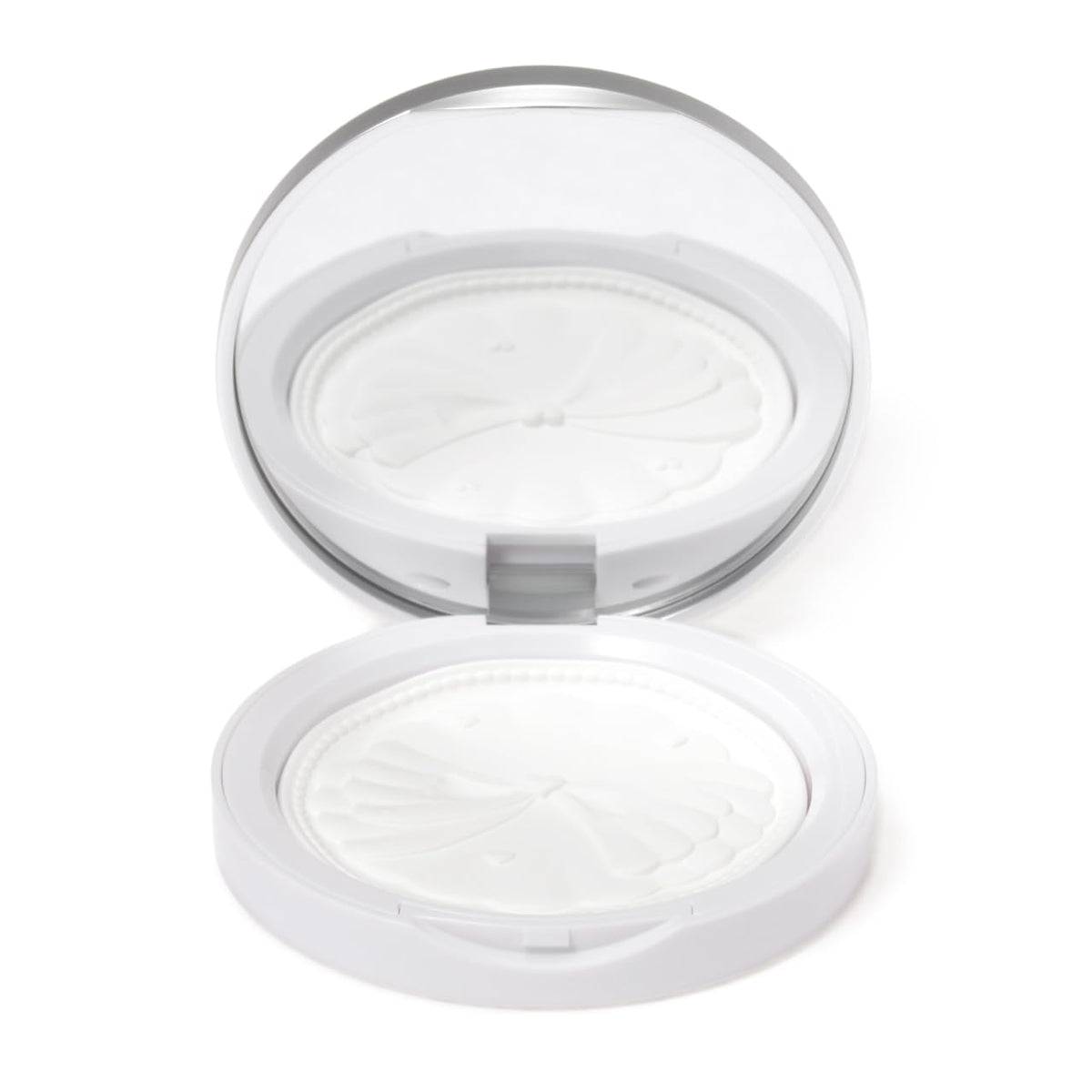 Canmake Clear Veil Setting Powder 01 Mistic Clear, 6.2 g Pressed Face Powder with Puff and Mirror, Freeze-Dried Fine Powder for a Sheer Soft-Focus Finish and Oil Control