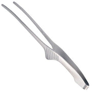 Todai Stainless Steel Yakiniku Tongs 0833, Slim 240 mm Tongs for Grilling and Pasta, Dishwasher-Safe, Made in Japan