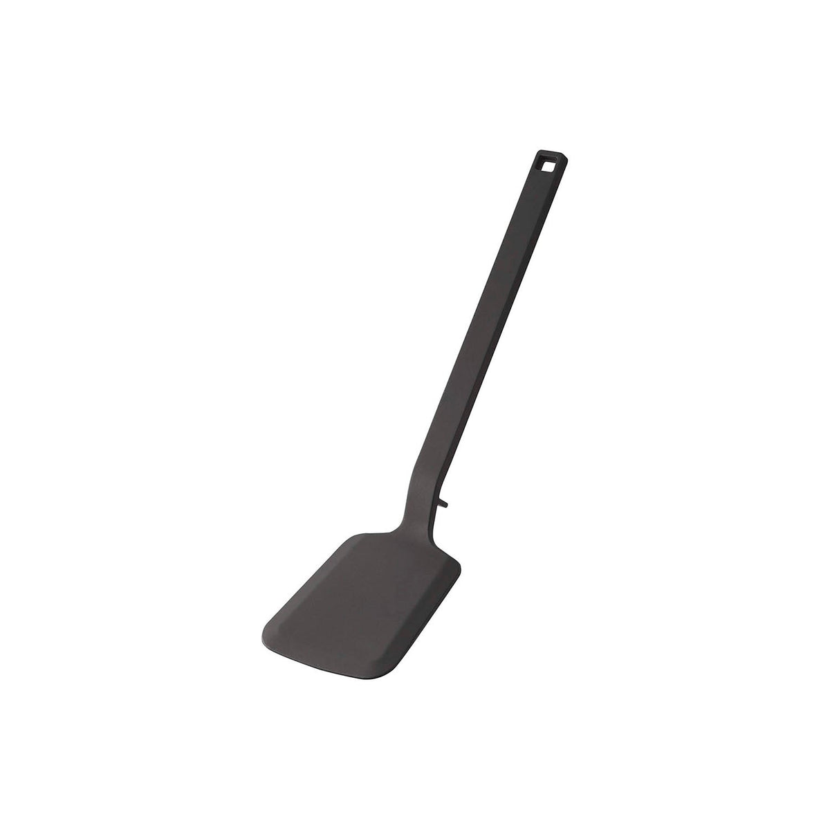 Yamazaki Tower Silicone Turner, Flexible Turner That Bends to Scoop Food Easily and Is Light to Hold From Pan to Plate, Tip Lifts Off the Counter, Silicone Over a Nylon Core Heat Safe to 220 C, Dishwasher Safe, 9 x 4.5 x 31 cm and 70 g, White or Black