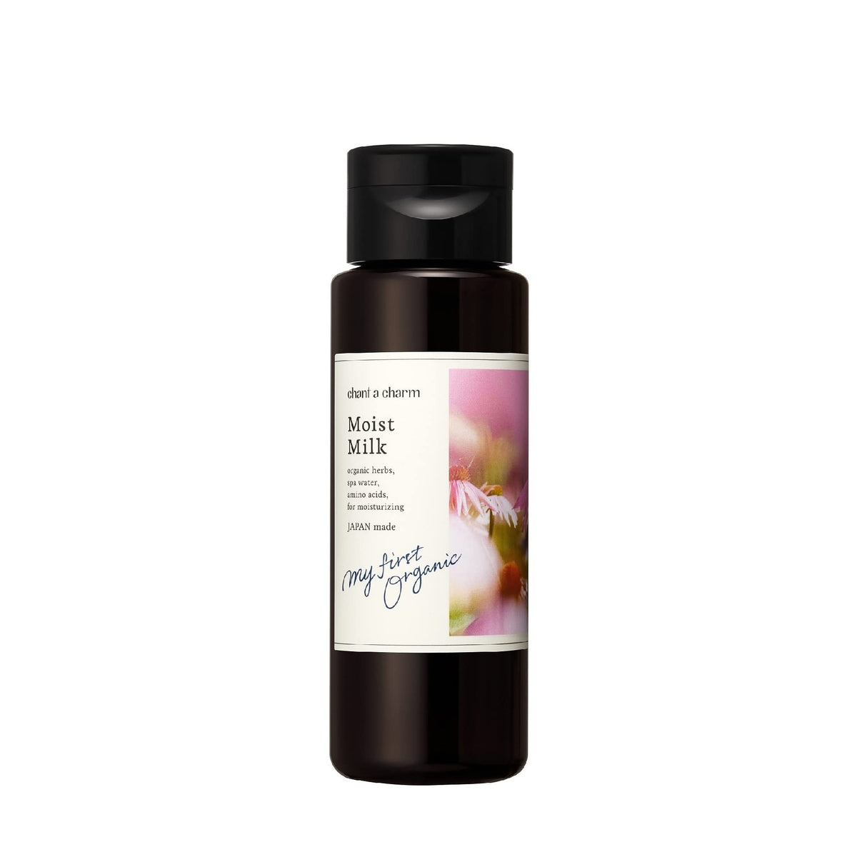 chant a charm Moist Milk 120 ml, Plant Ceramide Moisturising Emulsion for Normal and Oily Skin with Herbal Floral Scent, Alcohol-Free and 100 Percent Natural Origin