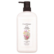 Natural Herb Essence Conditioner 980 ml Pump Bottle or 700 ml Refill Pouch, Lavender, Chamomile, Rosemary, Arnica and Aloe Extracts, Herbal Aroma, Made in Japan