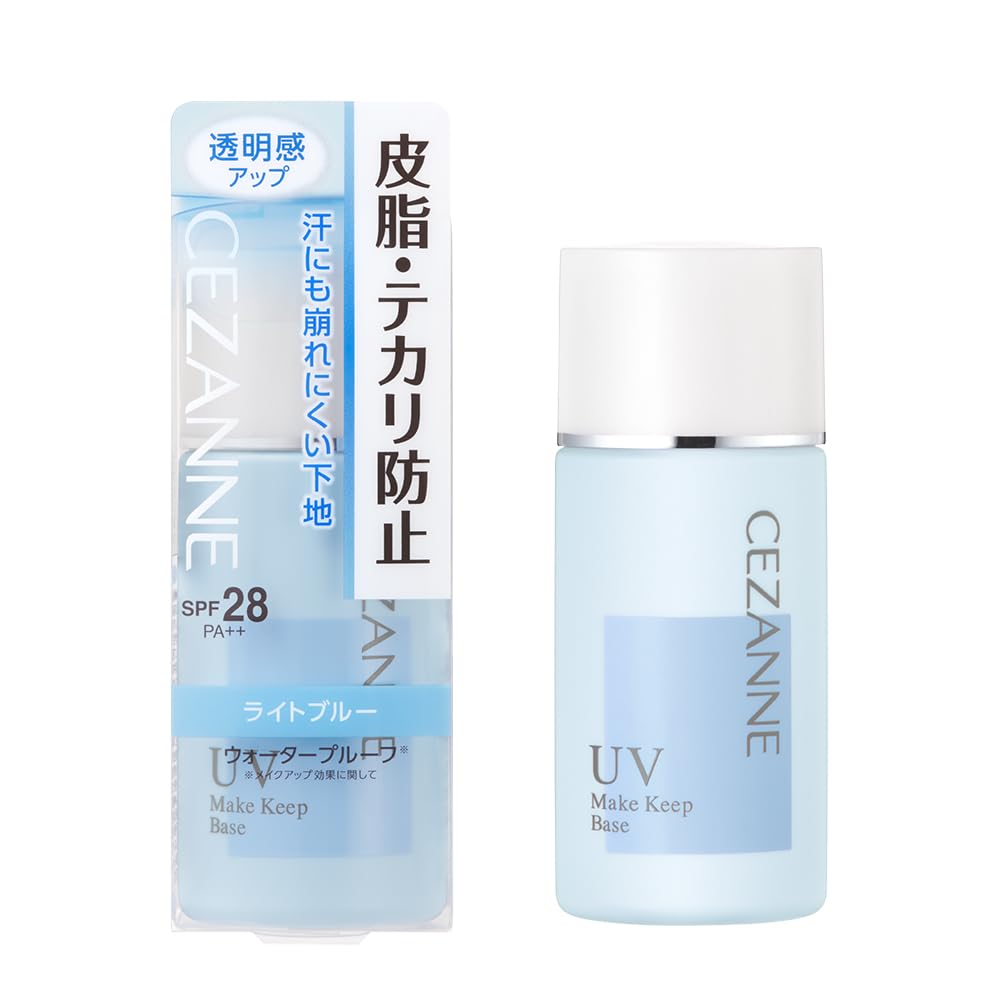 Cezanne UV Make Keep Base, Oil-Control Makeup Base SPF28 PA++, Fragrance-Free, 30 ml