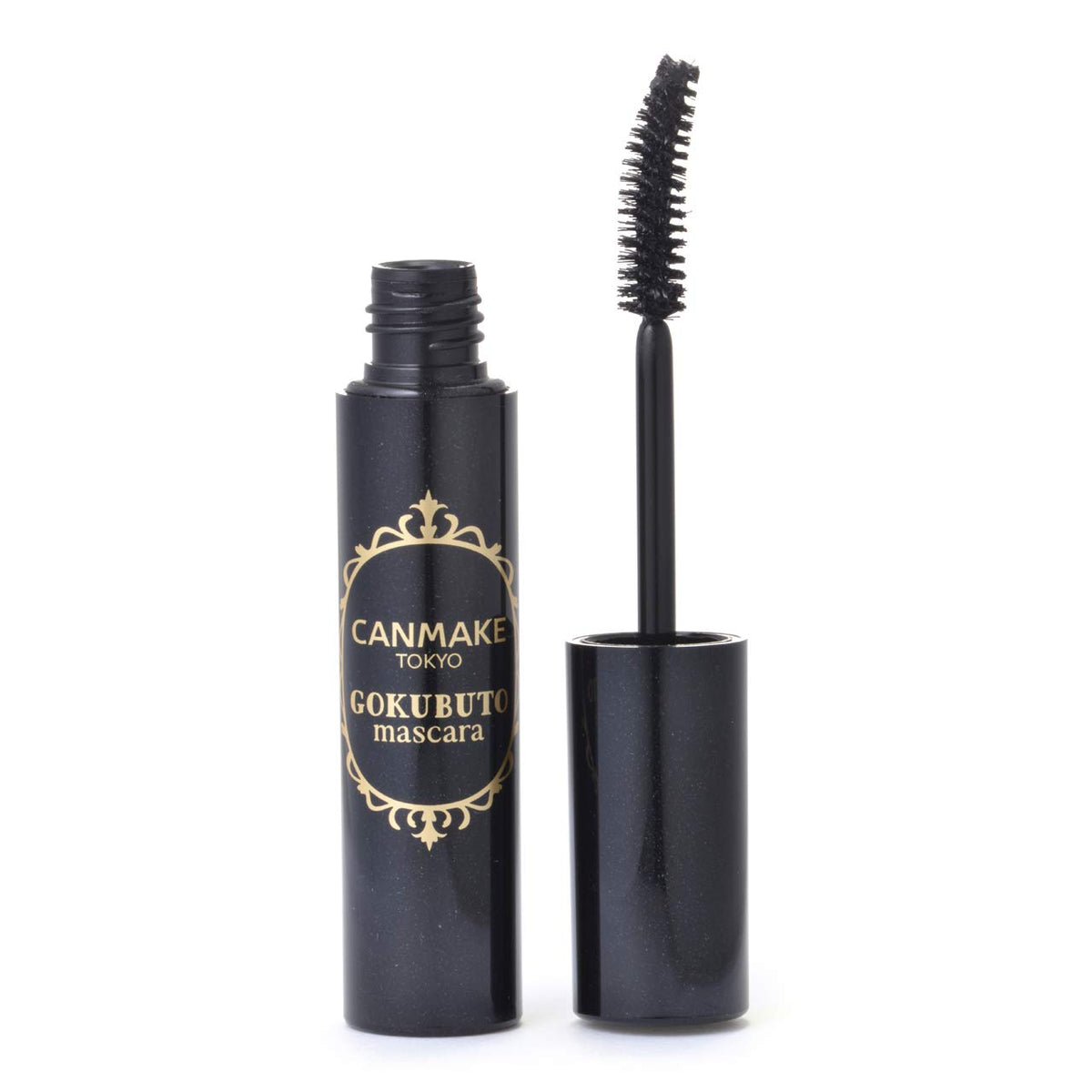 Canmake Gokubuto Mascara, Waterproof Volume and Curl-Keeping Mascara That Comes Off with Warm Water, 6.8 mL