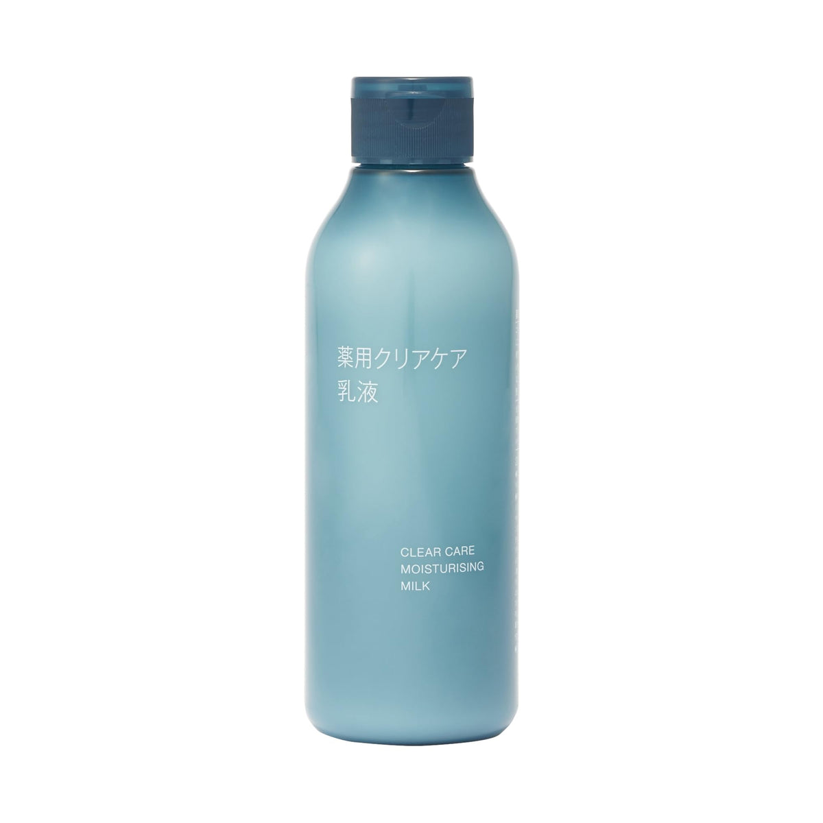 MUJI Medicated Clear Care Moisturising Milk, Quasi-Drug Emulsion with Dipotassium Glycyrrhizate and Ten Plant Extracts, 50 mL, 180 mL Refill and 200 mL