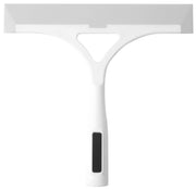 Azuma smart Bathroom Squeegee, Flexible Rubber Blade with Magnet Storage for Steel Walls, 21 x 22 cm and 61 g, White or Dark Grey