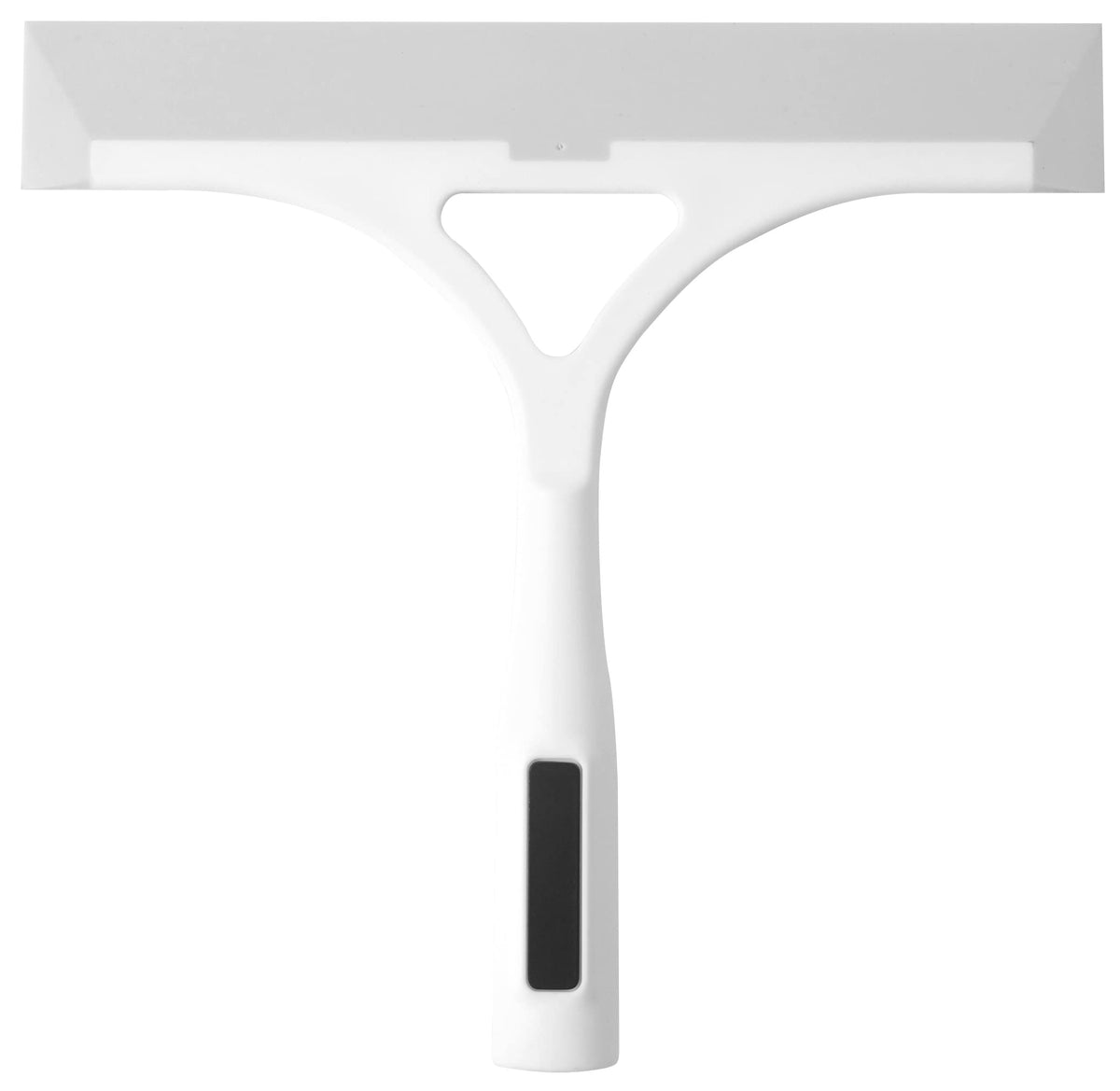 Azuma smart Bathroom Squeegee, Flexible Rubber Blade with Magnet Storage for Steel Walls, 21 x 22 cm and 61 g, White or Dark Grey