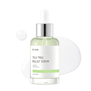 iUNIK Tea Tree Relief Serum, Tea Tree Leaf Water and Centella Calming Serum for Oily, Troubled and Sensitive Skin, 50 mL
