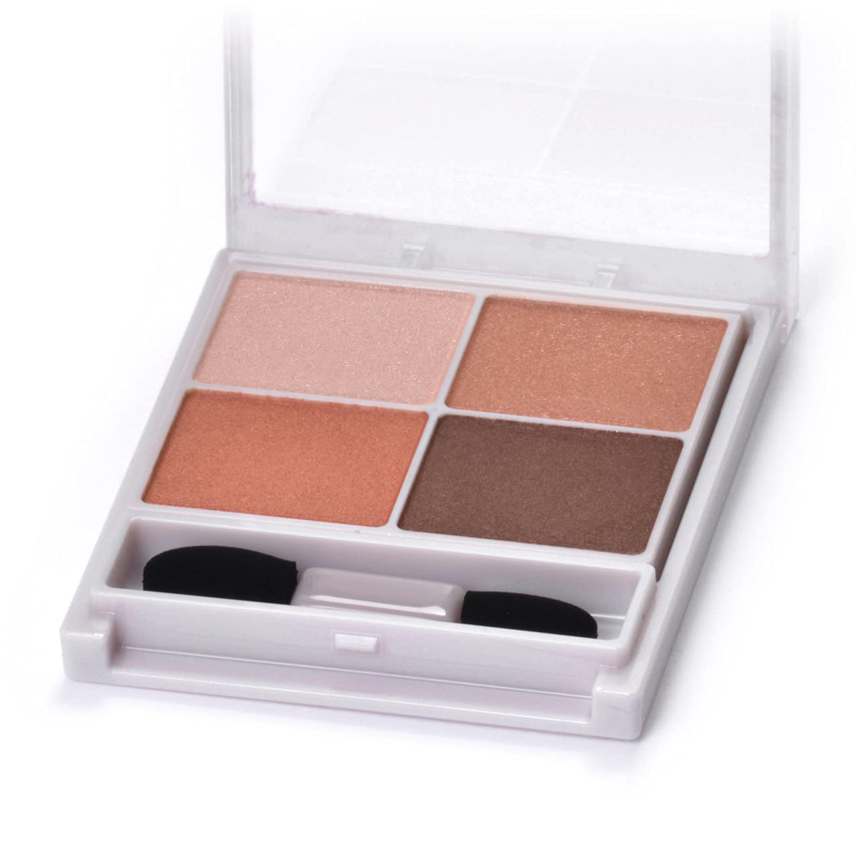 Canmake Silky Souffle Eyes, Glossy Pearl Four-Colour Eyeshadow Palette with Beauty-Serum Ingredients and a Double-Ended Tip, 4.8 g