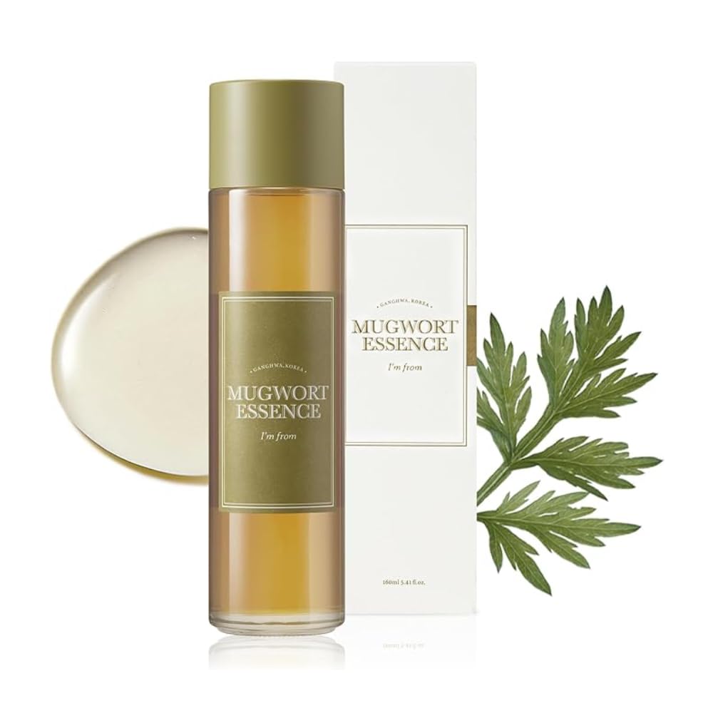 I'm from Mugwort Essence, Alcohol-Free Fragrance-Free Soothing Mugwort Essence for Sensitive Skin, 160 mL