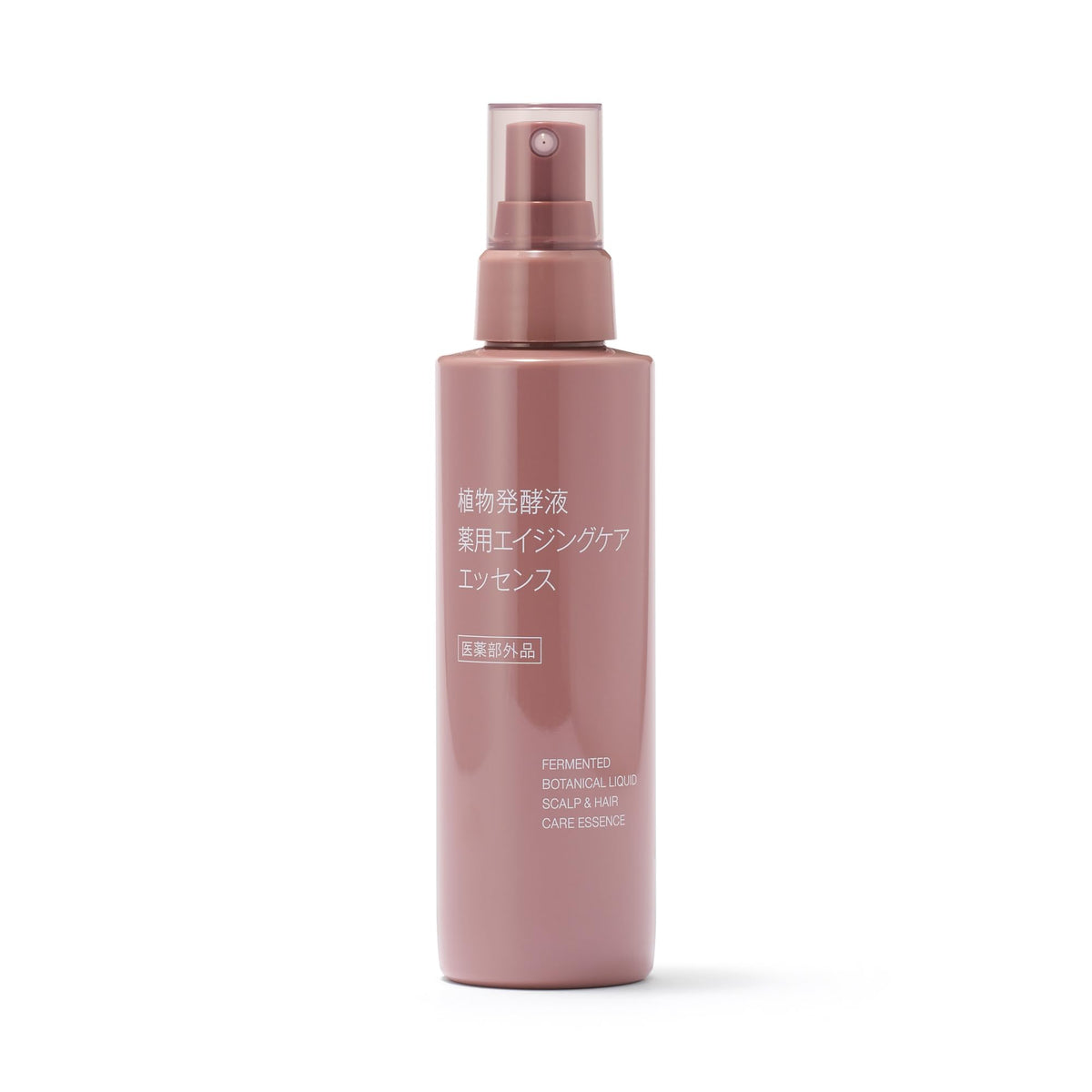 MUJI Fermented Botanical Liquid Medicated Aging Care Scalp and Hair Essence 150 mL, Quasi-Drug Pump Bottle for Damaged Hair