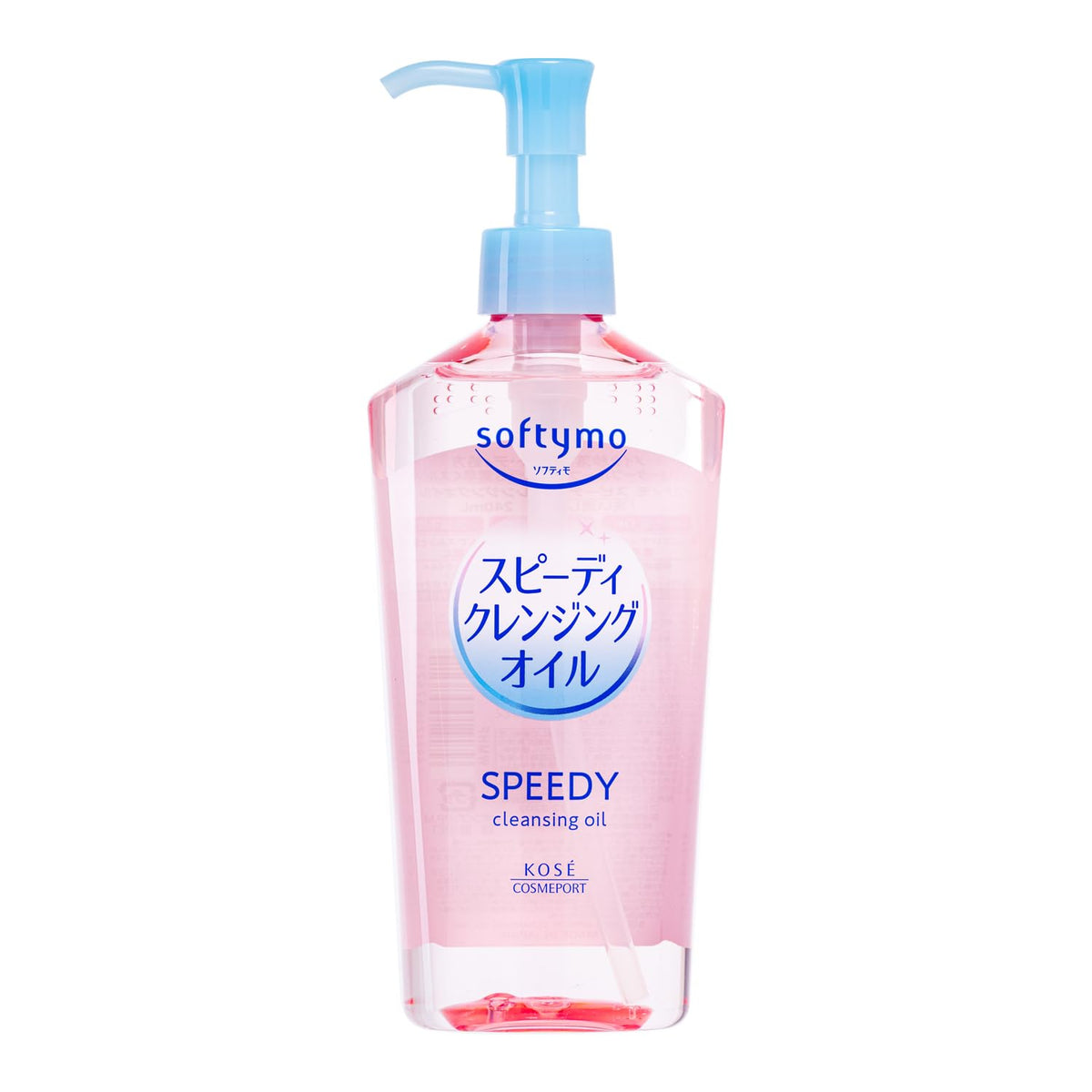 Softymo Speedy Cleansing Oil, Fragrance-Free Rinse-Off Makeup Remover Oil with Organic-Certified Botanical Oils, Wet-Hands and Eyelash-Extension Safe, 240 mL